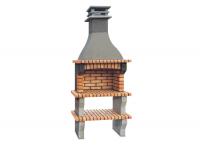 Ref. 119 Normal - 93 cm x 57 cm x 220 cm, CxLxA | Grelhador 60 cm x 40 cm, CxL | 515 kg